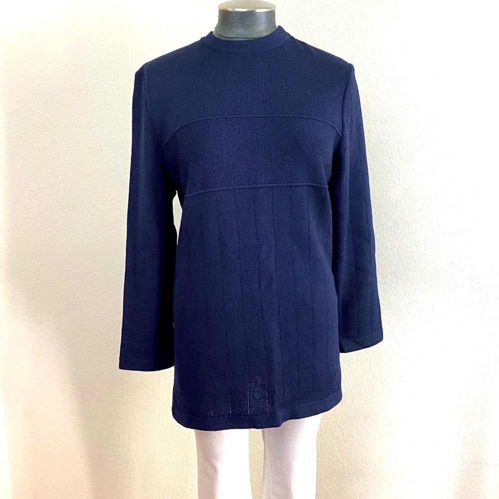Vintage St. John Santana Knit Tunic Long Top